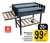 Promoties Barbecue giant - Brase - Geldig van 28/05/2024 tot 10/06/2024 bij Cora