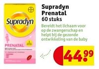 Promoties Supradyn prenatal - Supradyn - Geldig van 28/05/2024 tot 09/06/2024 bij Kruidvat