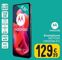 Promoties Motorola smartphone motg24 - Motorola - Geldig van 28/05/2024 tot 10/06/2024 bij Cora