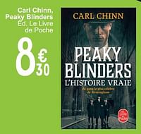 Promoties Carl chinn peaky blinders - Huismerk - Cora - Geldig van 28/05/2024 tot 10/06/2024 bij Cora