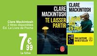 Promoties Clare mackintosh - Huismerk - Cora - Geldig van 28/05/2024 tot 10/06/2024 bij Cora