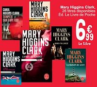 Promoties Mary higgins clark - Huismerk - Cora - Geldig van 28/05/2024 tot 10/06/2024 bij Cora