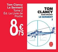 Promoties Tom clancy le serment - Huismerk - Cora - Geldig van 28/05/2024 tot 10/06/2024 bij Cora