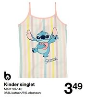 Promoties Kinder singlet - Huismerk - Zeeman  - Geldig van 25/05/2024 tot 31/05/2025 bij Zeeman