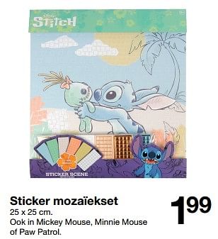 Promoties Sticker mozaïekset - Huismerk - Zeeman  - Geldig van 25/05/2024 tot 31/05/2025 bij Zeeman