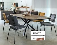 Promotions Table design fresno - Produit Maison - Xooon - Valide de 23/05/2024 à 19/06/2024 chez Xooon