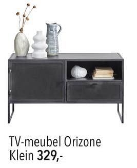 Promoties Tv-meubel orizone klein - Huismerk - Pronto Wonen - Geldig van 26/05/2024 tot 01/06/2024 bij Pronto Wonen