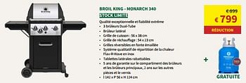 Promotions Broil king - monarch 340 - Broil King - Valide de 22/05/2024 à 02/06/2024 chez Horta