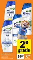 Promoties 2-in-1 classic anti-roos shampoo - Head & Shoulders - Geldig van 26/05/2024 tot 02/06/2024 bij Albert Heijn