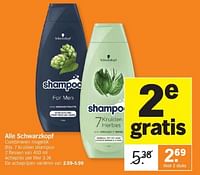 Promoties 7 kruiden shampoo - Schwarzkopf - Geldig van 26/05/2024 tot 02/06/2024 bij Albert Heijn