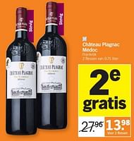 Promoties Château plagnac médoc - Rode wijnen - Geldig van 26/05/2024 tot 02/06/2024 bij Albert Heijn