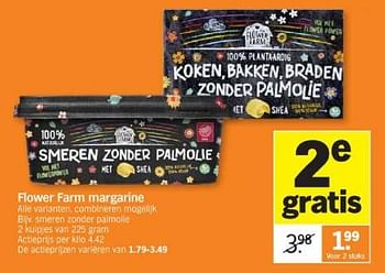 Promoties Flower farm margarine - Flower Farm - Geldig van 26/05/2024 tot 02/06/2024 bij Albert Heijn