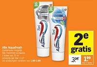 Promoties Freshmint tandpasta - Aquafresh - Geldig van 26/05/2024 tot 02/06/2024 bij Albert Heijn
