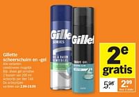 Promoties Shave gel sensitive - Gillette - Geldig van 26/05/2024 tot 02/06/2024 bij Albert Heijn