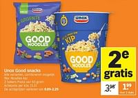 Promoties Unox good snacks noodles kip - Unox - Geldig van 26/05/2024 tot 02/06/2024 bij Albert Heijn