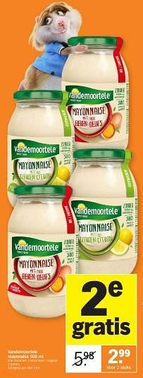 Promoties Vandermoortele mayonaise - Vandermoortele - Geldig van 26/05/2024 tot 02/06/2024 bij Albert Heijn