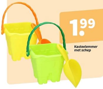 Promoties Kasteelemmer met schep - Huismerk - Wibra - Geldig van 24/02/2024 tot 02/06/2024 bij Wibra