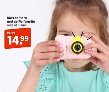 Promoties Kids camera met selfie functie - Huismerk - Wibra - Geldig van 24/02/2024 tot 02/06/2024 bij Wibra