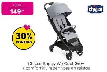 Promoties Chicco buggy we cool grey - Chicco - Geldig van 25/05/2024 tot 31/05/2024 bij Baby & Tiener Megastore