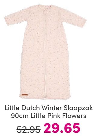 Promoties Little dutch winter slaapzak little pink flowers - Little Dutch - Geldig van 25/05/2024 tot 31/05/2024 bij Baby & Tiener Megastore