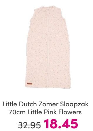 Promoties Little dutch zomer slaapzak little pink flowers - Little Dutch - Geldig van 25/05/2024 tot 31/05/2024 bij Baby & Tiener Megastore