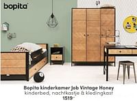 Promoties Bopita kinderkamer job vintage honey - Bopita - Geldig van 25/05/2024 tot 08/06/2024 bij Baby & Tiener Megastore