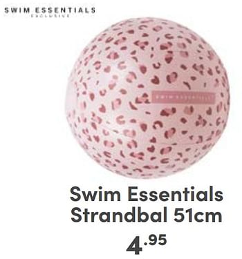 Promoties Swim essentials strandbal - Swim Essentials - Geldig van 25/05/2024 tot 08/06/2024 bij Baby & Tiener Megastore