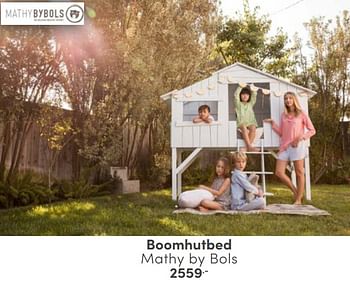 Promoties Boomhutbed mathy by bols - Mathy by Bols - Geldig van 25/05/2024 tot 08/06/2024 bij Baby & Tiener Megastore