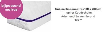 Promoties Cabino kindermatras - Cabino - Geldig van 25/05/2024 tot 08/06/2024 bij Baby & Tiener Megastore