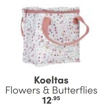 Promoties Koeltas flowers + butterflies - Huismerk - Baby & Tiener Megastore - Geldig van 25/05/2024 tot 08/06/2024 bij Baby & Tiener Megastore