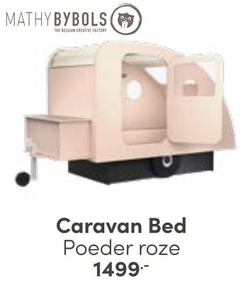 Promoties Caravan bed poeder roze - Mathy by Bols - Geldig van 25/05/2024 tot 08/06/2024 bij Baby & Tiener Megastore