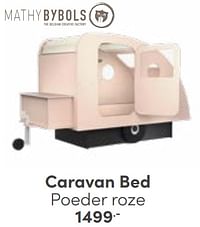 Caravan bed poeder roze-Mathy by Bols