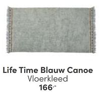 Life time blauw canoe vloerkleed-Lifetime