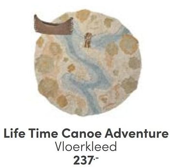 Promoties Life time canoe adventure vloerkleed - Lifetime - Geldig van 25/05/2024 tot 08/06/2024 bij Baby & Tiener Megastore