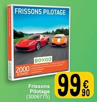 Promoties Frissons pilotage - Bongo - Geldig van 28/05/2024 tot 10/06/2024 bij Cora