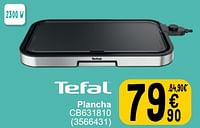 Promoties Tefal plancha cb631810 - Tefal - Geldig van 28/05/2024 tot 10/06/2024 bij Cora