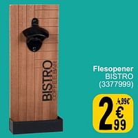 Promoties Flesopener bistro - Huismerk - Cora - Geldig van 28/05/2024 tot 10/06/2024 bij Cora