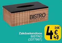 Promoties Zakdoekendoos bistro - Huismerk - Cora - Geldig van 28/05/2024 tot 10/06/2024 bij Cora