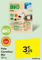 Promoties Feta carrefour bio - Huismerk - Carrefour  - Geldig van 29/05/2024 tot 10/06/2024 bij Carrefour