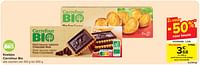 Promoties Petit beurre met plakje pure chocolade - Huismerk - Carrefour  - Geldig van 29/05/2024 tot 10/06/2024 bij Carrefour
