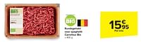 Promoties Rundsgehakt voor spaghetti carrefour bio - Huismerk - Carrefour  - Geldig van 29/05/2024 tot 10/06/2024 bij Carrefour