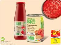 Promoties Tomaten in blik en fles carrefour bio - Huismerk - Carrefour  - Geldig van 29/05/2024 tot 10/06/2024 bij Carrefour