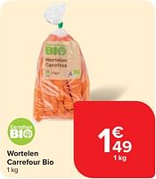 Promoties Wortelen carrefour bio - Huismerk - Carrefour  - Geldig van 29/05/2024 tot 10/06/2024 bij Carrefour