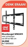 Promoties Muurbeugel wm2411 - Oneforall - Geldig van 29/05/2024 tot 17/06/2024 bij Carrefour
