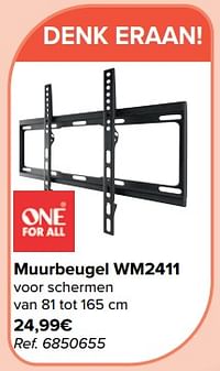 Muurbeugel wm2411-Oneforall