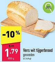 Promoties Vers wit tijgerbrood - Huismerk - Aldi - Geldig van 03/06/2024 tot 09/06/2024 bij Aldi