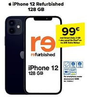 Promoties Apple iphone 12 refurbished 128 gb - Apple - Geldig van 29/05/2024 tot 17/06/2024 bij Carrefour