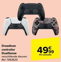 Promoties Draadloze controller dualsense - Sony - Geldig van 29/05/2024 tot 17/06/2024 bij Carrefour