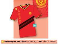 Promoties Shirt belgian red devils - Belgian Red Devils - Geldig van 29/05/2024 tot 17/06/2024 bij Carrefour