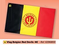 Promoties Vlag belgian red devils - Belgian Red Devils - Geldig van 29/05/2024 tot 17/06/2024 bij Carrefour